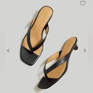 Madewell Irene Thong Kitten Heel Sandals